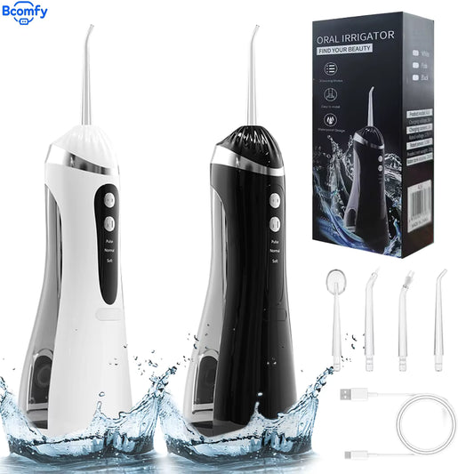 DentaShield AquaPulse™ – Hydropulseur dentaire portable rechargeable